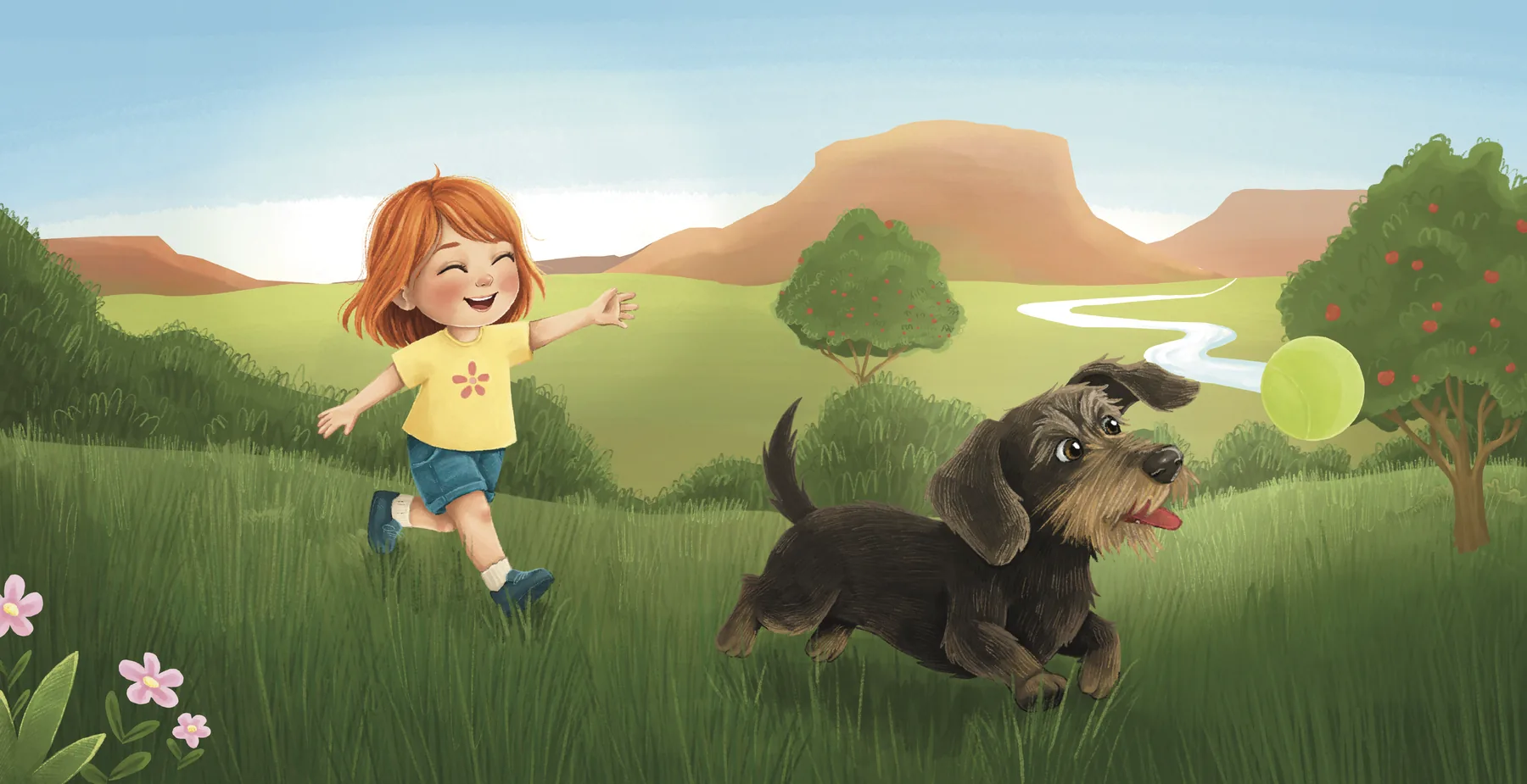 Siena y Watson jugando